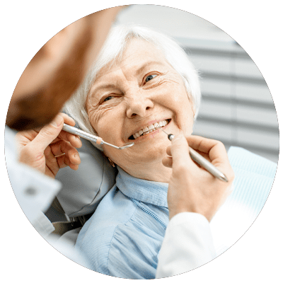 dental patient smiling